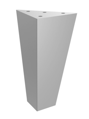 Nóżka meblowa Simpla 15 cm - srebrny