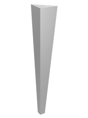 Noga do stołu Simpla 72 cm - srebrny