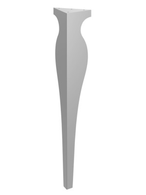 Noga do stołu Ernest 72 cm - srebrny