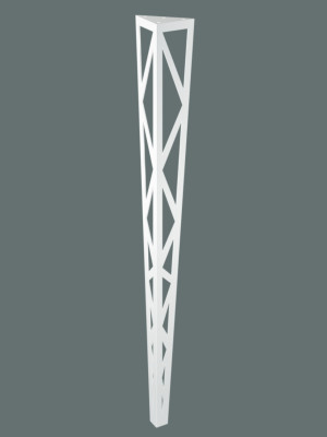 Noga do konsoli Polygon 90 cm - biały matowy