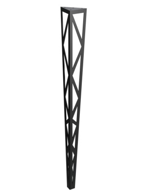 Noga do konsoli Polygon 90 cm - czarny mat