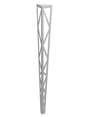 Noga do konsoli Polygon 90 cm - srebrny