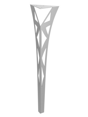 Noga do stołu Lobster 72 cm - srebrny