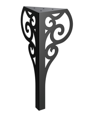 Noga do stolika Royal 40 cm - czarny mat