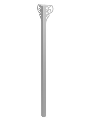 Noga do konsoli Royal 90 cm - srebrny