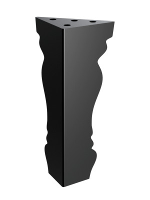 Nóżka meblowa Mary 15 cm - czarny mat