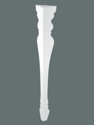 Noga do stołu Mary 72 cm - biały matowy