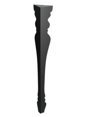 Noga do stołu Mary 72 cm - czarny mat