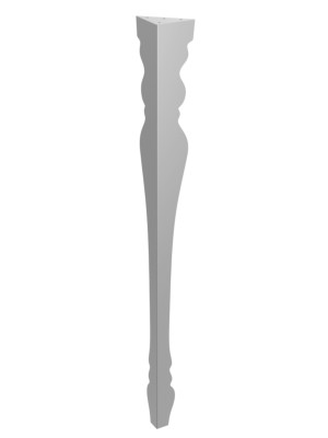 Noga do stołu Mary 72 cm - srebrny