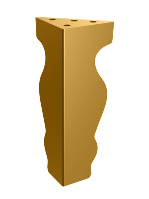 Nóżka meblowa Charlotte 15 cm - złoty