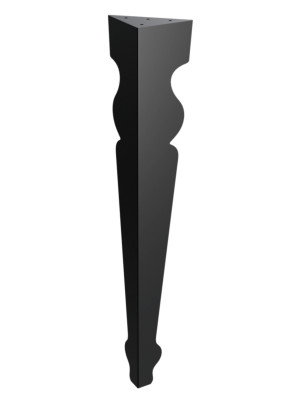 Noga do stołu Charlotte 72 cm - czarny mat