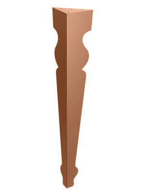 Noga do stołu Charlotte 72 cm - miedziany