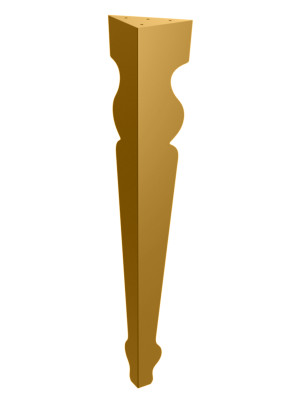 Noga do stołu Charlotte 72 cm - złoty