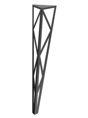 Noga do stołu Focus 72 cm - czarny mat