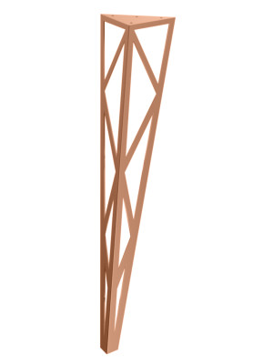 Noga do stołu Focus 72 cm - miedziany