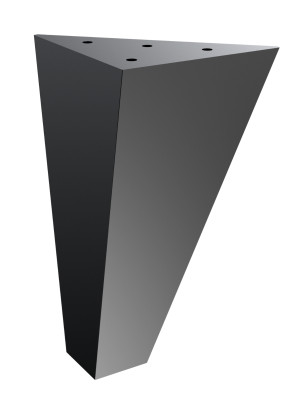 Nóżka meblowa Apollo 15 cm - czarny mat