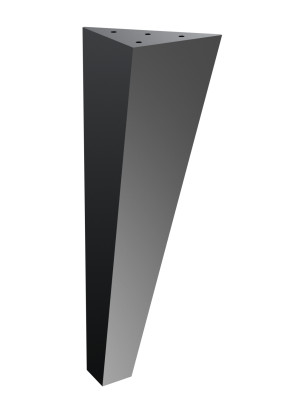 Noga meblowa Apollo 30 cm - czarny mat