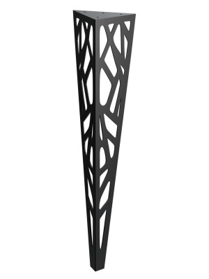 Noga do stołu Roller 72 cm - czarny mat