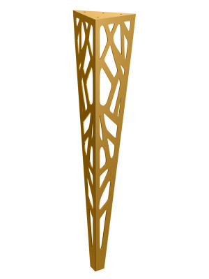 Noga do stołu Roller 72 cm - złoty