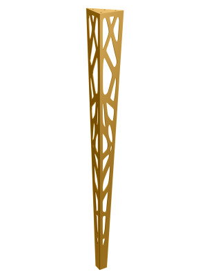 Noga do konsoli Roller 90 cm - złoty