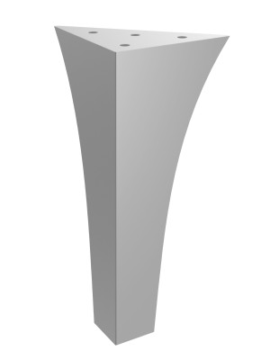 Noga do szafki Talia 20 cm - srebrny
