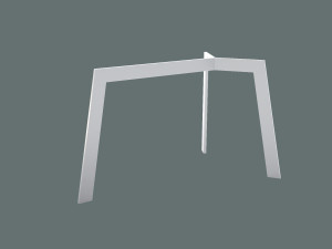 Stelaż do stołu Triangle M - biały matowy