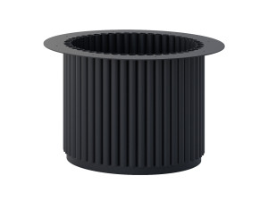 Podstawa metalowa do stolika Toro L 35 - czarny mat
