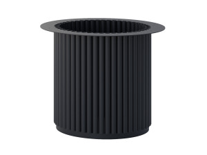 Podstawa metalowa do stolika Toro L 45 - czarny mat