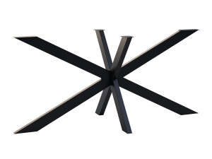 Podstawa do stołu Cross L - czarny mat