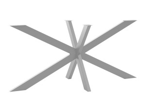 Podstawa do stołu Cross L - srebrny