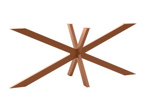 Podstawa do stołu Cross XL - miedziany
