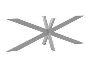 Podstawa do stołu Cross XXL - srebrny