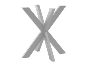 Noga metalowa do stołu Cross S - srebrny