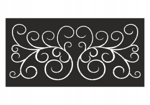 Panel ogrodzeniowy dekoracyjny KLAS 09