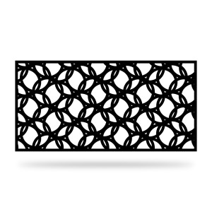 Panel ogrodzeniowy dekoracyjny KPS 04