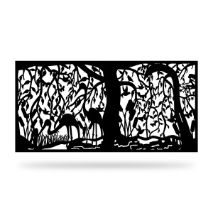 Panel ogrodzeniowy dekoracyjny NAT 03