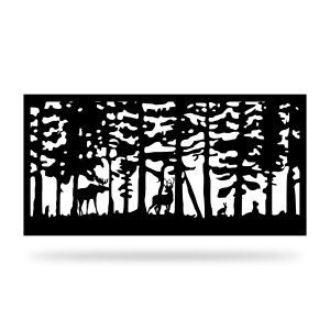 Panel ogrodzeniowy dekoracyjny NAT 05