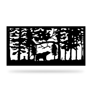 Panel ogrodzeniowy dekoracyjny NAT 09