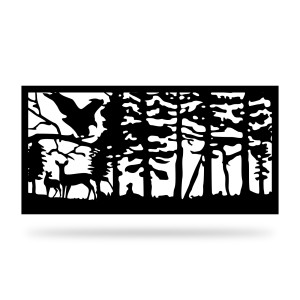 Panel ogrodzeniowy dekoracyjny NAT 10