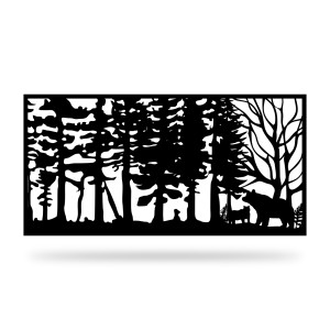 Panel ogrodzeniowy dekoracyjny NAT 14