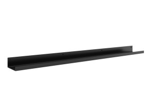 Półka metalowa łazienkowa 100 cm - czarny mat