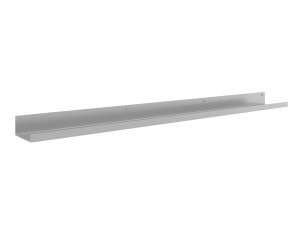 Półka metalowa łazienkowa 100 cm - srebrny