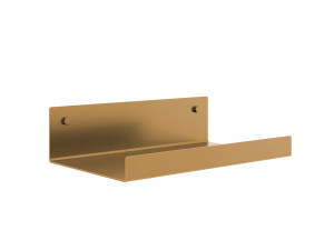 Półka metalowa łazienkowa 20 cm - złoty
