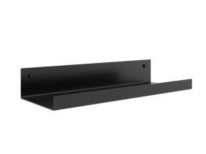 Półka metalowa łazienkowa 30 cm - czarny mat