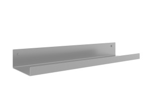 Półka metalowa łazienkowa 40 cm - srebrny