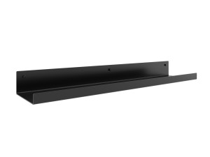 Półka metalowa łazienkowa 50 cm - czarny mat