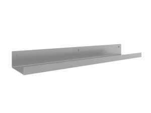 Półka metalowa łazienkowa 50 cm - srebrny