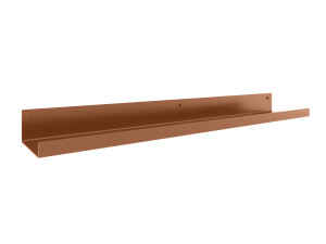 Półka metalowa łazienkowa 60 cm - miedziany