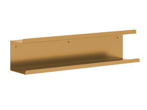 Podwójna półka łazienkowa ze stali nierdzewnej Bilevel 70 cm - złoty