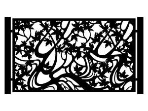 Przęsło ogrodzeniowe Camilla 200×120 cm - biały matowy